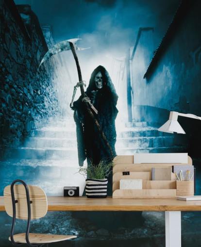 dystre reaper på trapper tapet dystre reaper på trapper tapet