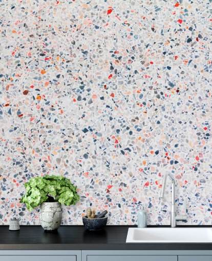 Papel pintado efecto mármol arco iris Papel pintado efecto mármol arco iris