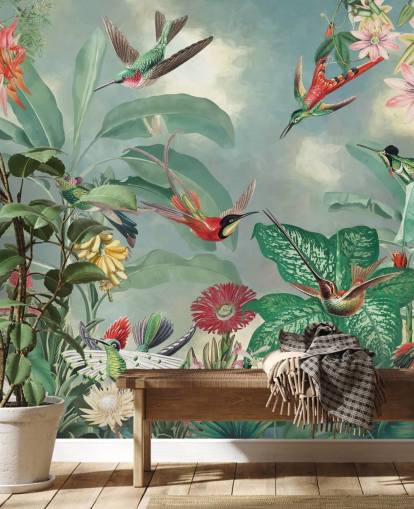 tropical jungle and birds wallpaper tropical jungle and birds wallpaper