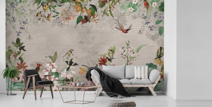 Floral Wallpaper and Flower Wall Murals | Wallsauce UK