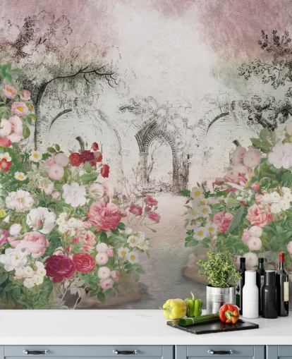 pretty rose garden wallpaper pretty rose garden wallpaper