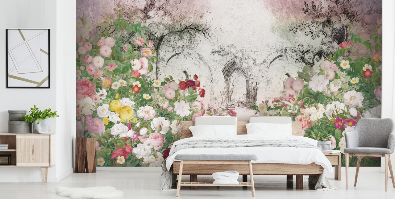 pretty rose garden wallpaper pretty rose garden wallpaper