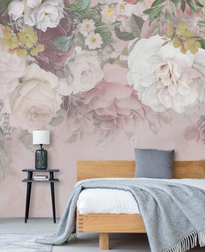 pink and off-white flowers wallpaper pink and off-white flowers wallpaper