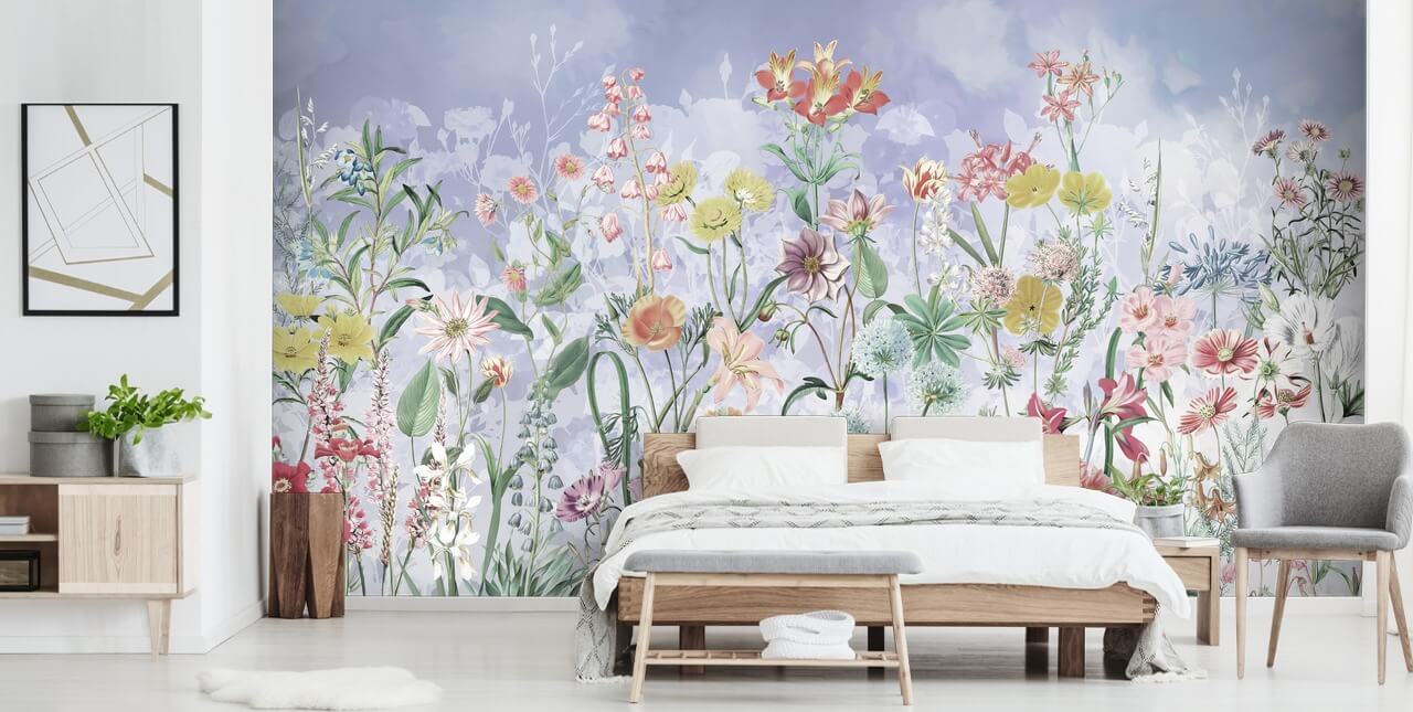 pretty wild flowers wallpaper