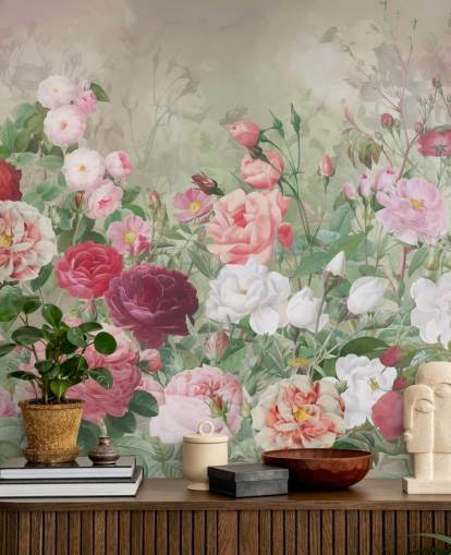 rode roos en witte roos behang rode roos en witte roos behang