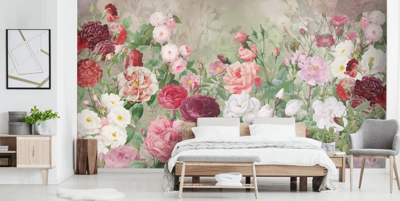 red rose and white rose wallpaper