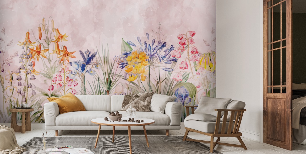 Wild Flowers Wallpaper | Wallsauce UK