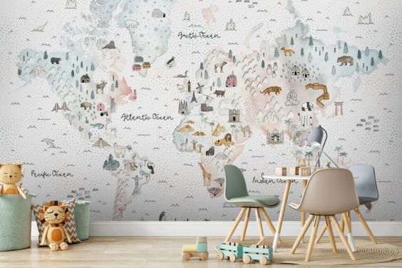 Nursery Wallpaper & Baby Room Wall Murals | Wallsauce US