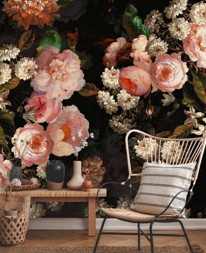 rosas cor de rosa no fundo escuro papel de parede rosas cor de rosa no fundo escuro papel de parede