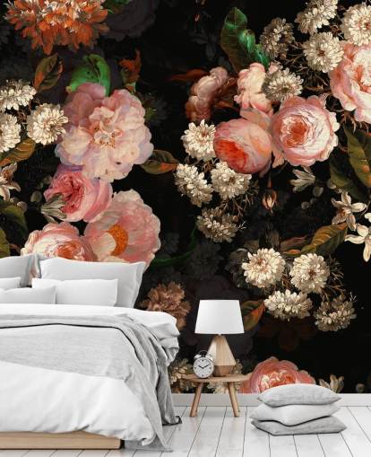 rosa roser på mørk bakgrunn tapet rosa roser på mørk bakgrunn tapet