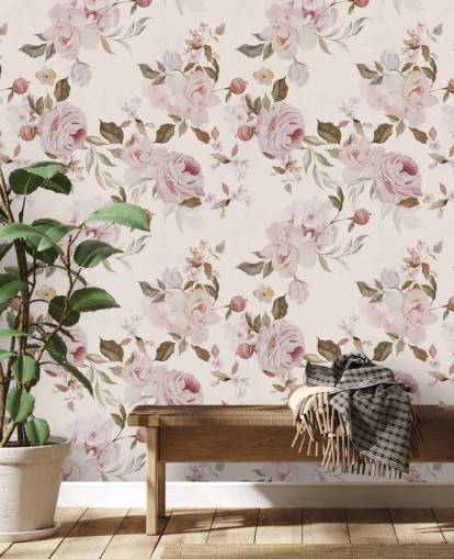dusty pink floral wallpaper dusty pink floral wallpaper