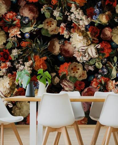 fargerik floral tapet fargerik floral tapet