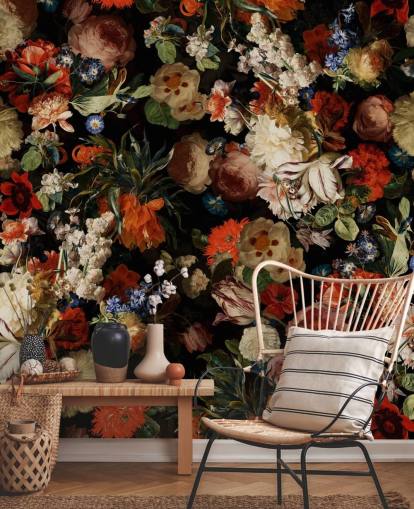 colourful floral wallpaper colourful floral wallpaper