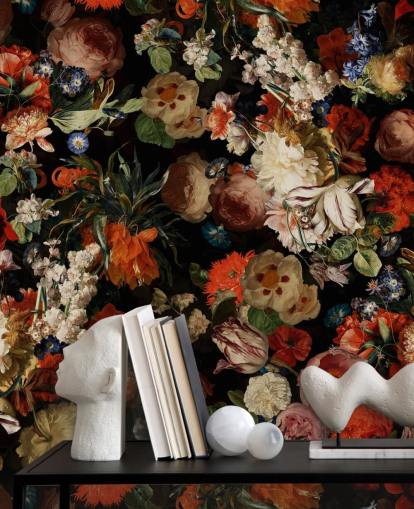 fargerik floral tapet fargerik floral tapet