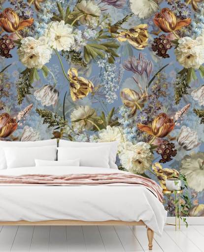 lush dutch spring flowers garden wallpaper lush dutch spring flowers garden wallpaper