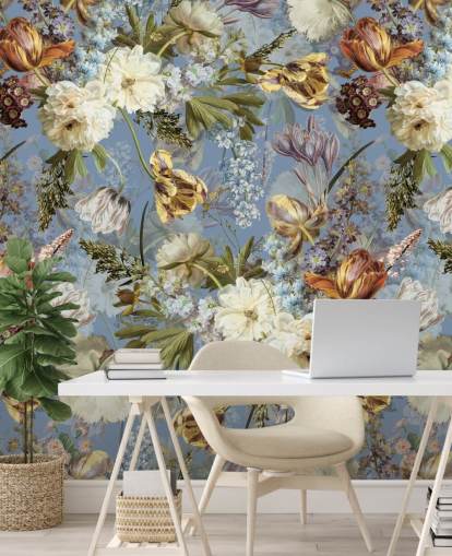 lush dutch spring flowers garden wallpaper lush dutch spring flowers garden wallpaper