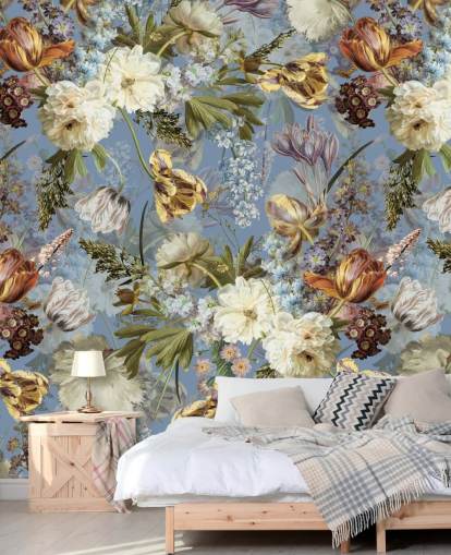 lush dutch spring flowers garden wallpaper lush dutch spring flowers garden wallpaper