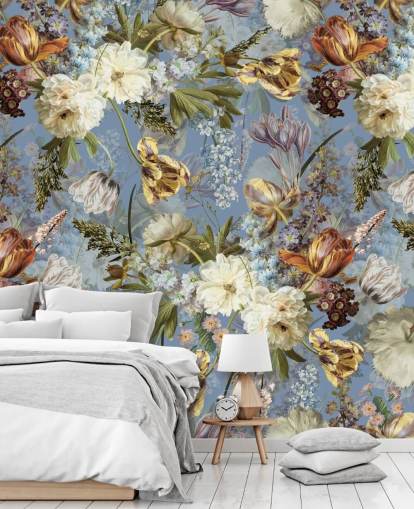 fleurs de printemps hollandaises luxuriantes papier peint fleurs de printemps hollandaises luxuriantes papier peint