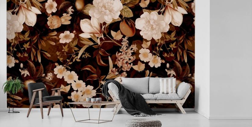 Peony Wallpaper & Wall Murals | Wallsauce NZ