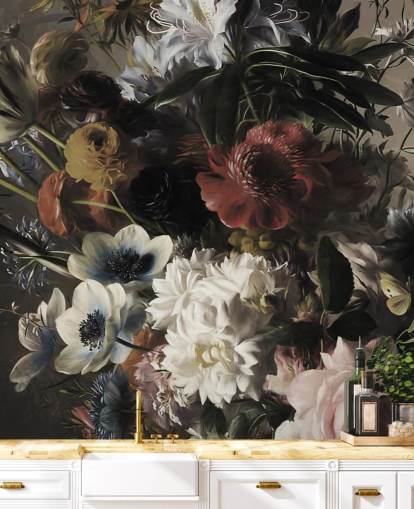 grande bouquet con carta da parati anemoni grande bouquet con carta da parati anemoni