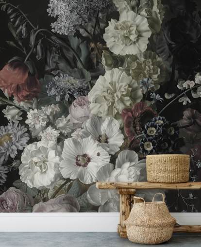 dark floral bouquet wallpaper dark floral bouquet wallpaper