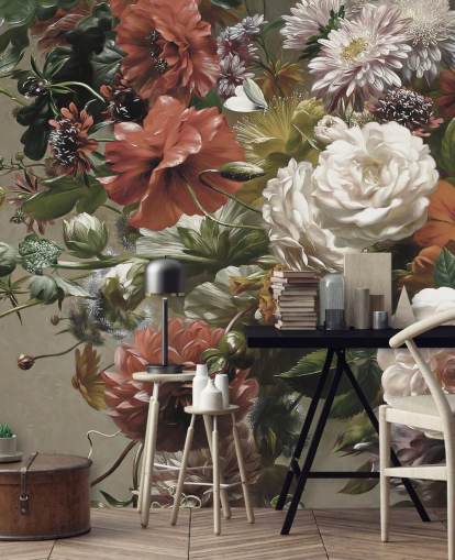 bukett med vakre blomster tapet bukett med vakre blomster tapet