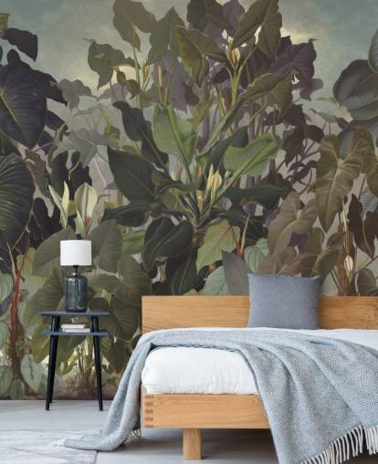 leafy jungle illustration wallpaper leafy jungle illustration wallpaper