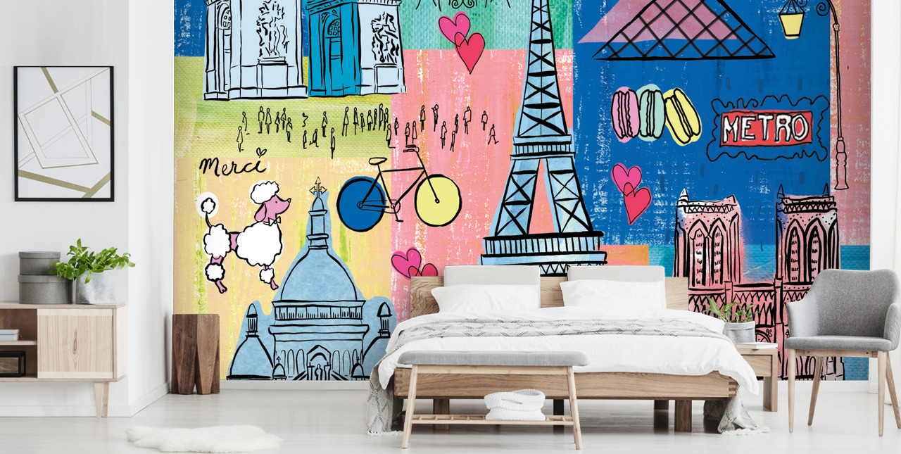 fond d'écran illustration paris