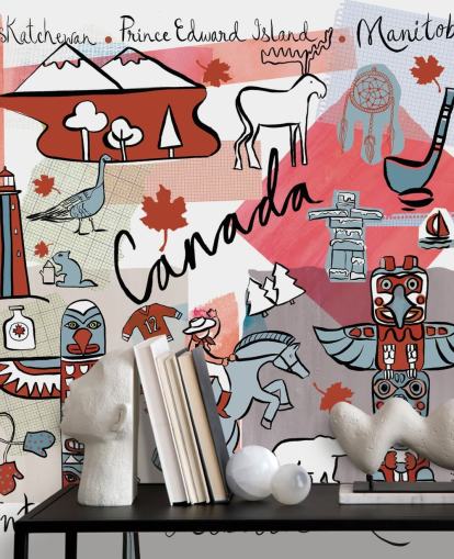 papier peint canada rouge et gris papier peint canada rouge et gris