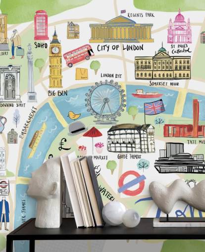 pastel illustration of london wallpaper pastel illustration of london wallpaper
