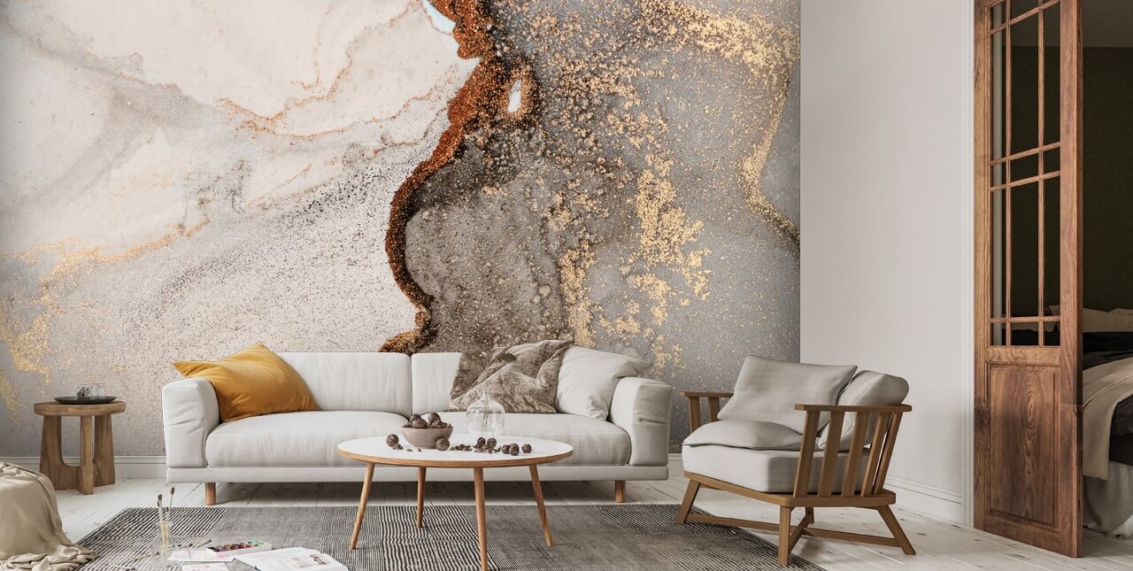 Glamour Geode Wallpaper | Wallsauce US