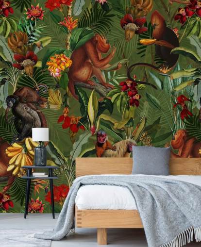 monkies in a jungle wallpaper monkies in a jungle wallpaper