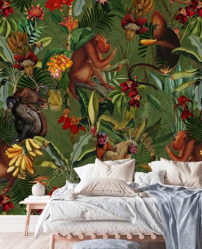 monkies in a jungle wallpaper monkies in a jungle wallpaper