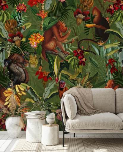 monkies in a jungle wallpaper monkies in a jungle wallpaper