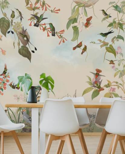 botanical scenery and birds wallpaper botanical scenery and birds wallpaper