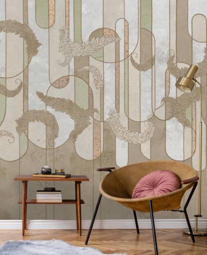 neutral brown art deco wallpaper neutral brown art deco wallpaper