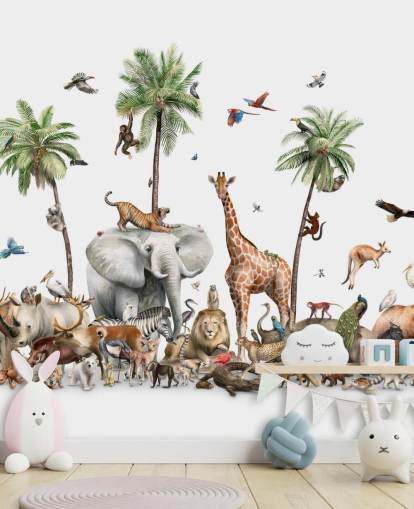 wild animals under palm trees wallpaper wild animals under palm trees wallpaper