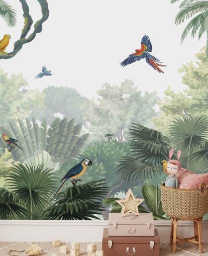 tropical jungle parrot wallpaper tropical jungle parrot wallpaper