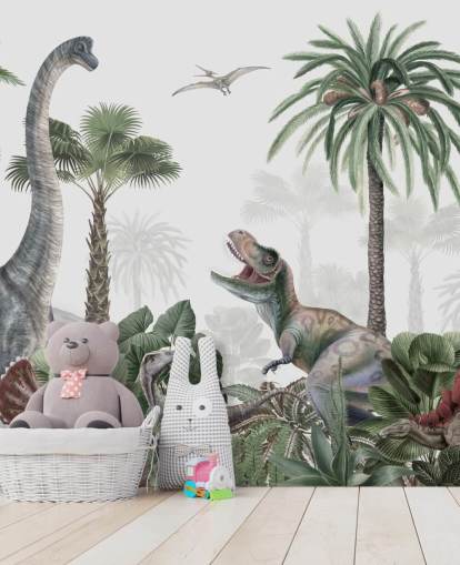 dinosaurs in jungle wallpaper dinosaurs in jungle wallpaper