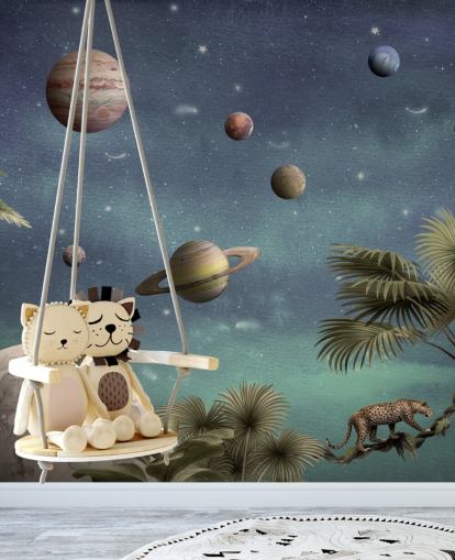 planets above jungle wallpaper planets above jungle wallpaper