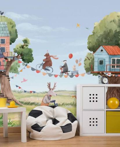 papel pintado de animales de vivero y casas papel pintado de animales de vivero y casas