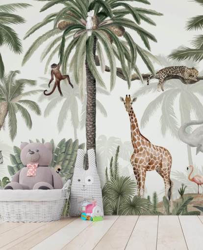 papel de parede de animais de safári papel de parede de animais de safári