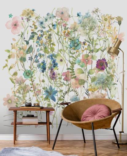 pretty floral colourful wallpaper pretty floral colourful wallpaper