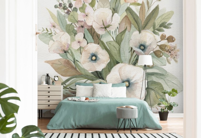 Floral Wallpaper and Flower Wall Murals | Wallsauce UK