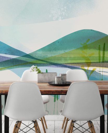 blue, green and yellow abstract lake wallpaper blue, green and yellow abstract lake wallpaper