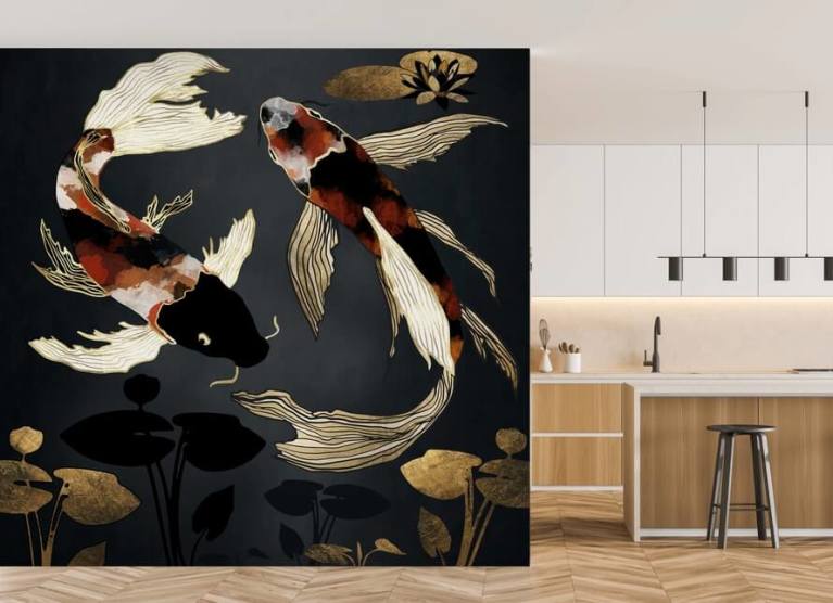 Mystic Walls MWZ2234 Sea Dolphins Anemones Fishes Stones Underwater Water  Ocean HD 3D Wallpaper for Bedroom Hall4 ft x 3 ft  122 cm x 91 cm   Amazonin Home Improvement