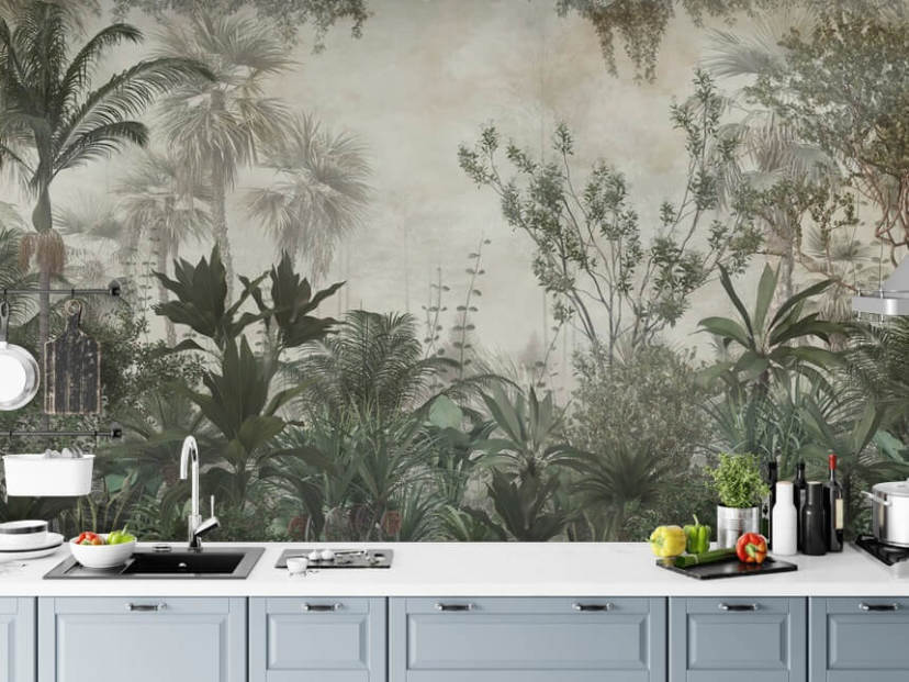 Land of The Jungle - Vintage Jungle Wall Murals | Wallsauce AU