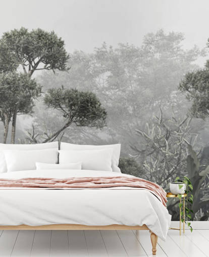 Muted green jungle trees wallpaper Muted green jungle trees wallpaper