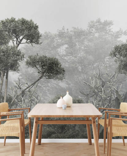 Muted green jungle trees wallpaper Muted green jungle trees wallpaper