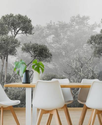 Muted green jungle trees wallpaper Muted green jungle trees wallpaper